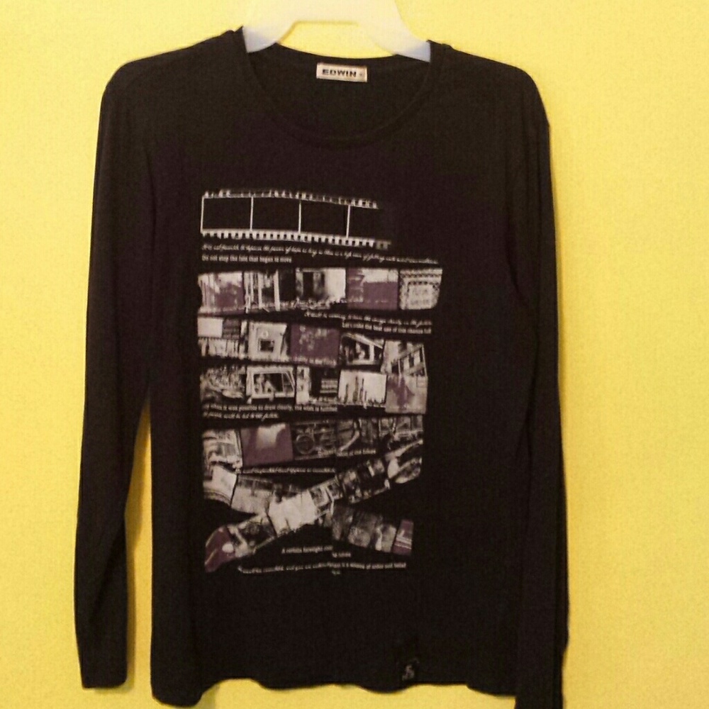 Edwin black sweatshirt